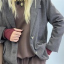 blazer over con bottone di chiusura aurelia